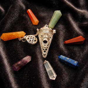 Péndulo de Cristal Tallado con Forma de Jaula de Chakra Reiki, Feng Shui, para Decoración del Hogar - Product Image 3