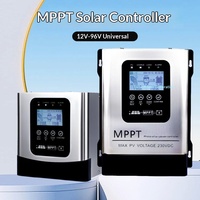 Contrôleur d'énergie solaire universel 12V, 24V, 48V, 60V, 72V, 96V, chargeur 120A, 60A, 30A