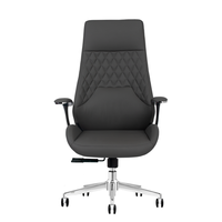 Chaise de bureau de direction de haute qualité, personnalisée, moderne, luxueuse, en cuir véritable, pour le patron