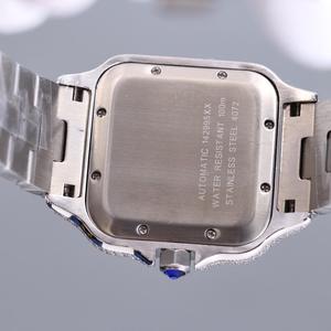 Reloj Mecánico Santoses de Lujo de Alta Calidad con Incrustaciones de Diamantes Moissanite, Resistente al Agua 20 Bar, Esfera de 40MM - Product Image 2