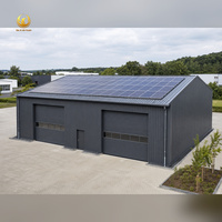 Sistema de Paneles Solares para Almacenes con Estructura de Acero Industrial Personalizada, en Techos de Lámina Metálica, para Talleres, Garajes y Edificios de Almacenamiento