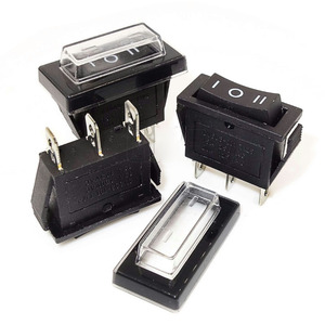 3 Way on OFF on SPDT 3 Pin 3 Position CE KCD3 10A15A20A 250VAC 15*30 rocker <b>switch</b> kcds high current - Product Image 1