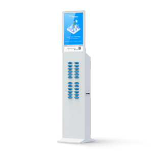 Sân bay Điện thoại di động Trạm Sạc chia sẻ ngân hàng điện 48 khe cắm pin Máy bán hàng tự động sạc di động cho thuê kisok - Product Image 2