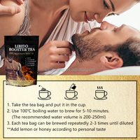 Té con Sabor a Maca 100% Natural de Marca Privada para Mejorar la Energía y la Libido Masculina, Bebida Diaria para la Salud