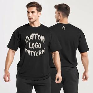 Suave de alta calidad de peso pesado de lujo de algodón en blanco serigrafiado mujeres hombres gimnasio de gran tamaño Unisex camisetas camiseta logotipo personalizado - Product Image 2