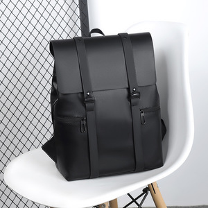Laptop <b>Backpack</b> 20-35L Waterproof Anti-Theft Unisex Business Travel Solid Color Black Gray Dark <b>Brown</b> - Product Image 2