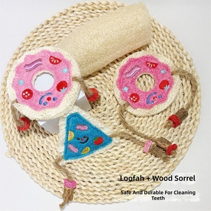 Nouveau jouet créatif pour chat en éponge de loofah écologique 2026 avec fonction lumineuse pour le nettoyage des dents, idéal pour le jeu interactif et la lutte contre <span class=keywords><strong>l</strong></span>'ennui - Product Image 2