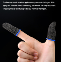 Gants de jeu pour hommes, 1 paire de gants de doigt, résistants à la sueur, pour écran tactile professionnel, pour Pubg sur téléphones mobiles
