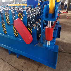 เครื่องรีดแผ่นหลังคาเครื่องจักรทำกระเบื้องเหล็กลูกฟูกวัสดุก่อสร้างงานก่อสร้าง - Product Image 3