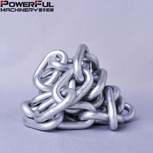 Cadena de Acero Galvanizado en Caliente de Alta Resistencia, Grado 43, 20Mn2, Aleación de Zinc Marina, Soldada, con Acabado Liso, Chapada en Hierro, 1/4-1/2 Pulgadas - Product Image 5