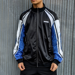 Survêtements de marque StreetLux vêtements de sport de marque avec fermeture éclair joggings d'entraînement pour hommes survêtement en nylon coupe-vent en polyester - Product Image 2