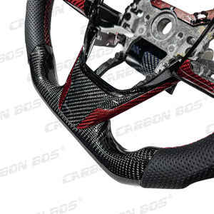 Volante de Fibra de Carbono Personalizado para <span class=keywords><strong>Honda</strong></span> Civic 10ª Gen. y <span class=keywords><strong>CRV</strong></span> 5ª Gen., Negro, Estilo Racing, Piezas Modificadas, Envío Directo - Product Image 3