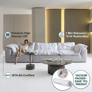 Ensemble modulaire multifonctionnel en nuage, sectionnel incurvé compressé sous vide, combinaison DIY pour salon, économisez 50 % sur les frais de transport - Product Image 2