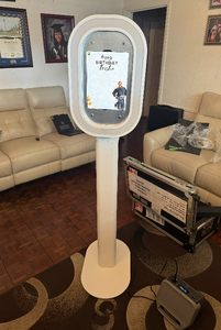 Coque de Photobooth Selfie Ovale Personnalisable pour iPad, Machine Professionnelle Légère pour Location <span class=keywords><strong>d</strong></span>'Événements et de Mariages - Product Image 3