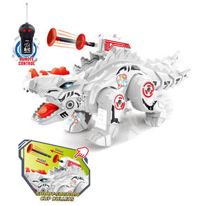 Lindo B/O Electric Walking Dinosaur Toys Shooting Bullet Electric Dog Model con luces y sonidos simulados - Product Image 4