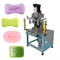 Presse de fabrication de savon à lessive, formage manuel d'étiquettes de savon et machine d'estampage à chaud