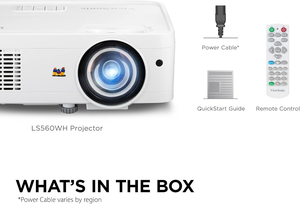 Projecteur DLP Full HD 3000 Lumens à Courte Portée Portable pour Entreprise, Éducation et Cinéma Maison - Product Image 3