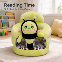 Canapé pour tout-petits sur le thème des animaux de dessin animé, parfait pour aider les bébés à apprendre à s'asseoir, idéal pour les chambres et les salons