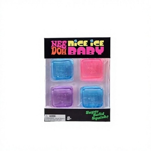 Juguete Antiestrés de TPR de 12 cm, Cuatro Colores, Cubo de Hielo Cuadrado, Juguete Sensorial Suave para Niñas de 0 a 24 Meses - Product Image 4