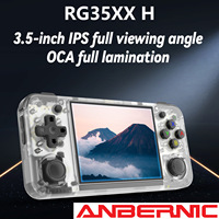 Nouvelle console de jeu rétro portable RG35XXH avec système H Linux - Mini lecteur de jeux vidéo de poche prenant en charge la communication Wi-Fi