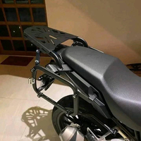 Support de fixation rapide pour sacoches latérales et top-cases de moto Honda CB400X/CB500X
