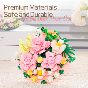 Base de Flores Artísticas Preservadas para Decoración del Hogar, Bloques de Construcción con Diseño Floral, Set de Regalo Creativo para Jardín Botánico DIY - Product Image 5