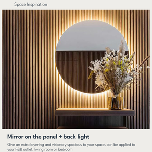 Panneau acoustique en bois de fibres de polyester MDF, <span class=keywords><strong>plaque</strong></span> absorbante pour studio à domicile, auditorium, insonorisation, panneau ripado, suppression du <span class=keywords><strong>bruit</strong></span>, texturé - Product Image 6