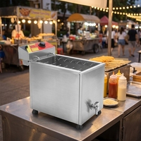 Nouvelle machine à frire les hot-dogs électriques professionnelle pour hot-dogs au fromage 220V