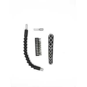 Js0210 Flexible Shaft Screwdriver <b>Set</b> Socket Head Carbon Steel Magnetic Manual Diy Power <b>Screw</b> <b>Driver</b> Accessory Kit - Product Image 2