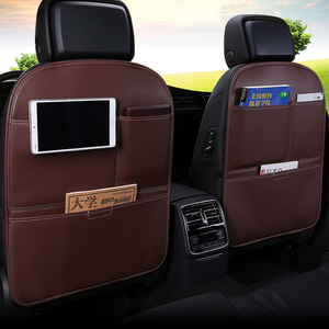 Tapis de protection anti-rayures pour siège arrière de voiture, en cuir, premium, anti-rayures, anti-taches, avec poches d'organisation - Product Image 2