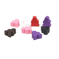 Pions de jeu en bois colorés personnalisables, mini jetons de joueur, pièces pour jeux de société, jeux de table, fête, famille, enfants, amusants, écologiques