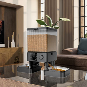 All-In-One Inteligente 2-em-1 <span class=keywords><strong>Pet</strong></span> <span class=keywords><strong>Bowl</strong></span> portátil bateria operado 4L Alimentação automática Sistema de Beber Forma Garrafa para Cães Gatos - Product Image 6