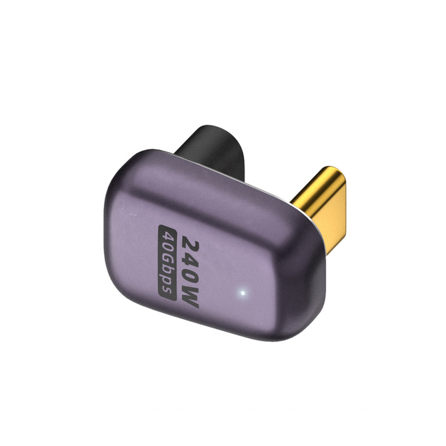 High Quality USB 4.0 Type C Charger Connector 8K 40Gbps Data Transmission 240W Fast Charging Adapter Connector