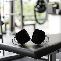 Attachement de manchette de Kickback de machine de câble en nylon personnalisé sangles réglables de poids de cheville pour la protection de renfort de gymnastique d'exercice