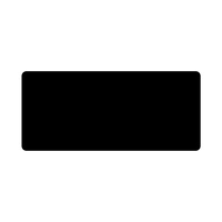 Tapis de souris de jeu durable à bas prix d'usine, grand, noir, bord cousu, 2 mm d'épaisseur, en stock