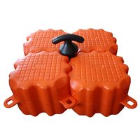 Pontons flottants en cubes modulaires en plastique HDPE pour quais marins, jet-ski, pontons, plateformes de pontons flottants