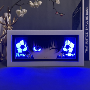Lámpara de Noche LED con Luz de Anime <span class=keywords><strong>Blue</strong></span> <span class=keywords><strong>Lock</strong></span> Meguru Bachira para Decoración de Habitación Infantil, Lámpara de Mesa 3D con Recorte de Papel de <span class=keywords><strong>Manga</strong></span> - Product Image 4
