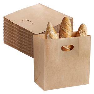 Sac en papier de boulangerie sacs en papier alimentaire avec Logo vente en gros emballage de pain de boulangerie sac en papier enduit <span class=keywords><strong>mcdonalds</strong></span> - Product Image 2