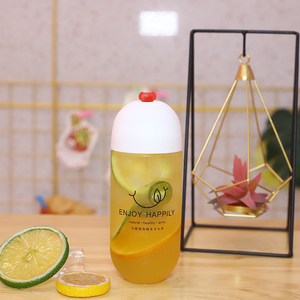 Botella de Plástico PET Transparente de Grado Alimenticio de 500 ml y 16 oz con Forma de Cápsula para Bebidas - Product Image 4