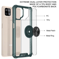 Tschick Antichoc Armure Robuste Pare-chocs Shell Coque Pour Samsung Galaxy A12 GalaxyA12 5G 4G Fundas Cas PC TPU Stand Couverture Logement