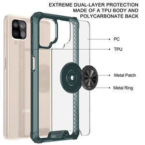 Tschick Antichoc Armure Robuste Pare-chocs Shell <span class=keywords><strong>Coque</strong></span> Pour <span class=keywords><strong>Samsung</strong></span> <span class=keywords><strong>Galaxy</strong></span> A12 GalaxyA12 5G 4G Fundas Cas PC TPU Stand Couverture Logement - Product Image 5