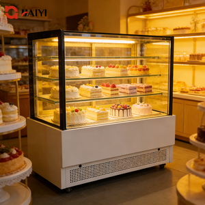 Vitrine Réfrigérée Commerciale pour Gâteaux, Monotempérature, avec Refroidisseur d'Air, Comptoir Réfrigéré pour Magasin - Product Image 1