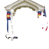 Drapeau décoratif suspendu pour l'extérieur du Colorado, 150e anniversaire, motif soufflet à vent, bannière de jardin, drapeau en polyester