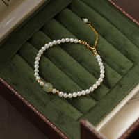 Bracelet en perles bleues et blanches pour femmes TANGPEI, bijoux en alliage tendance