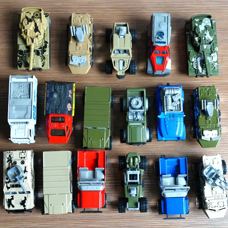 Mini military alloy toy car model manufacturers selling children's toys friction vehicle toys