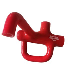 Manguera de radiador automotriz negra personalizada, superficie lisa, manguera de silicona de forma especial, corte personalizado para aplicaciones industriales - Product Image 1