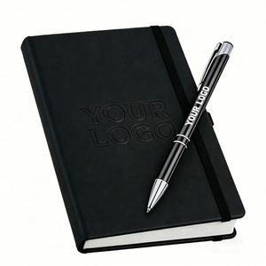 Wholesale Custom Promotional A5 Business Lined Journals <b>Notebook</b> Pu Leather Hardcover <b>Diary</b> <b>Notebooks</b> With Logo - Product Image 1