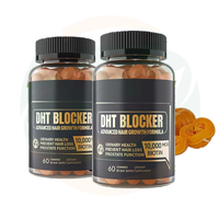 Gummies Bloqueurs de DHT OEM avec Palmier Nain, Graines de Citrouille et Thé Vert pour l'Équilibre Hormonal et la Gestion de l'Énergie chez l'Adulte
