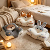 Oreiller cervical OEM en mousse à mémoire de forme, motifs papillon, loutre, corgi, lapin, couleur et logo personnalisables, échantillon disponible, oreiller de sommeil, vente en gros