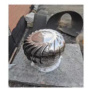 environment Outdoor 304 Stainless Steel Unpowered Hood Ventilation Waterproof Rainproof Roof Fan for sale In Uzbekistan